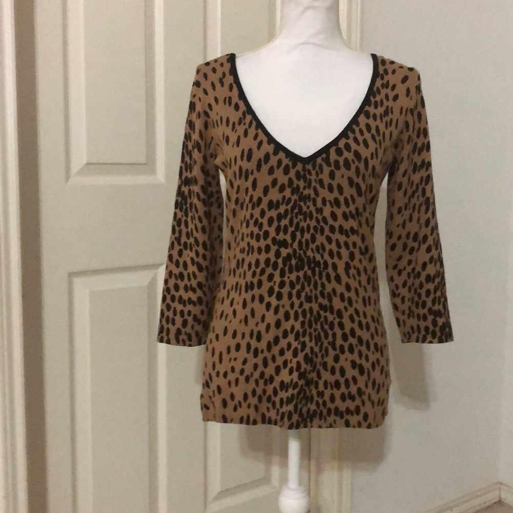Guess Three-Quarter-Sleeve-V-Back Le